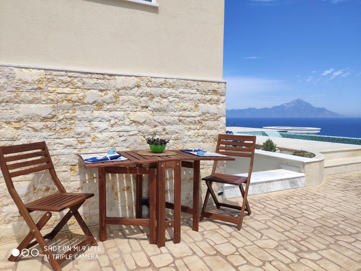 Villa Ulyana Kriaritsi - Athos Sea View & Spa Extérieur photo