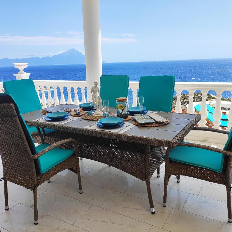 Villa Ulyana Kriaritsi - Athos Sea View & Spa Extérieur photo