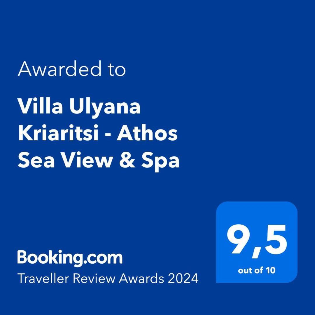Villa Ulyana Kriaritsi - Athos Sea View & Spa Extérieur photo
