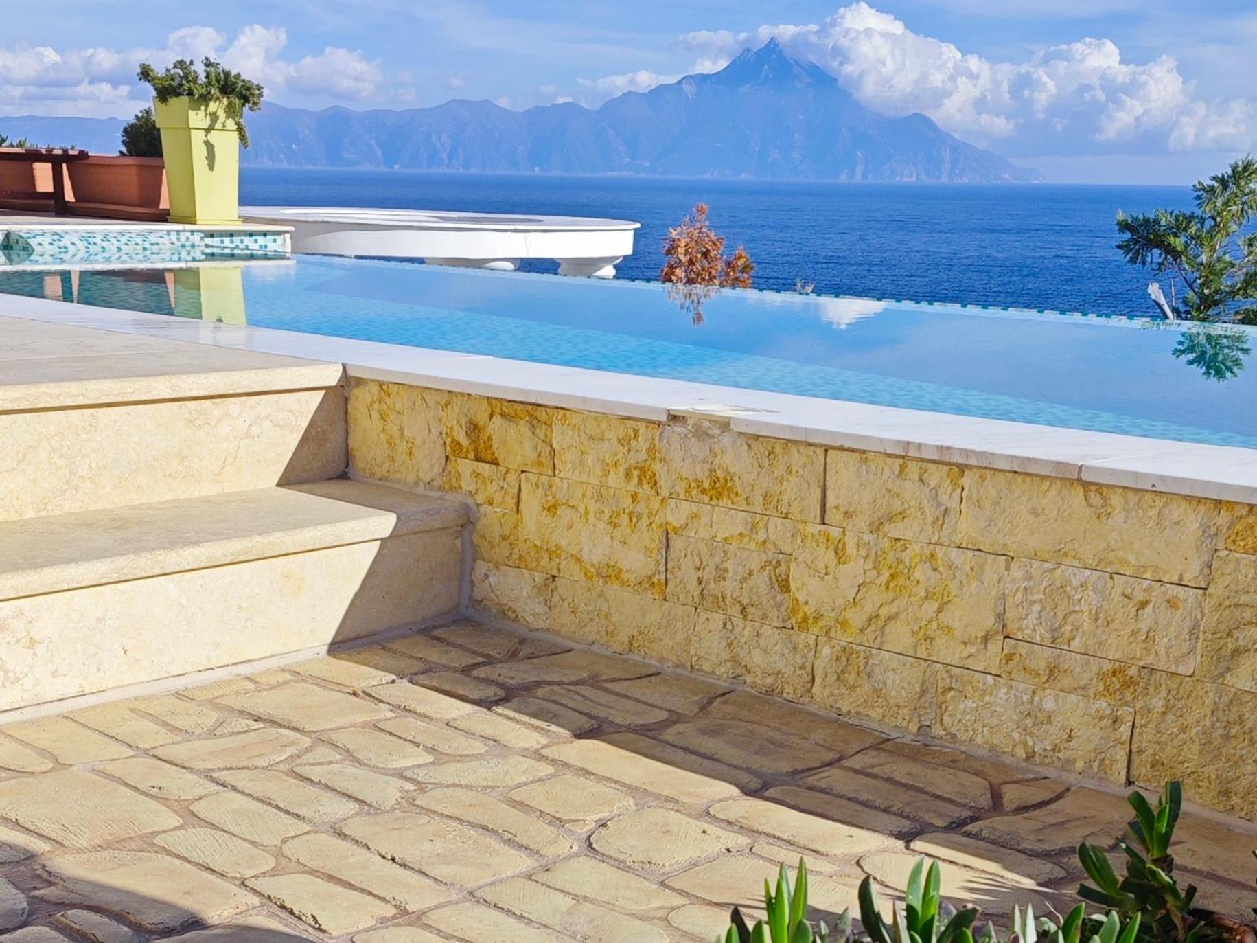 Villa Ulyana Kriaritsi - Athos Sea View & Spa Extérieur photo